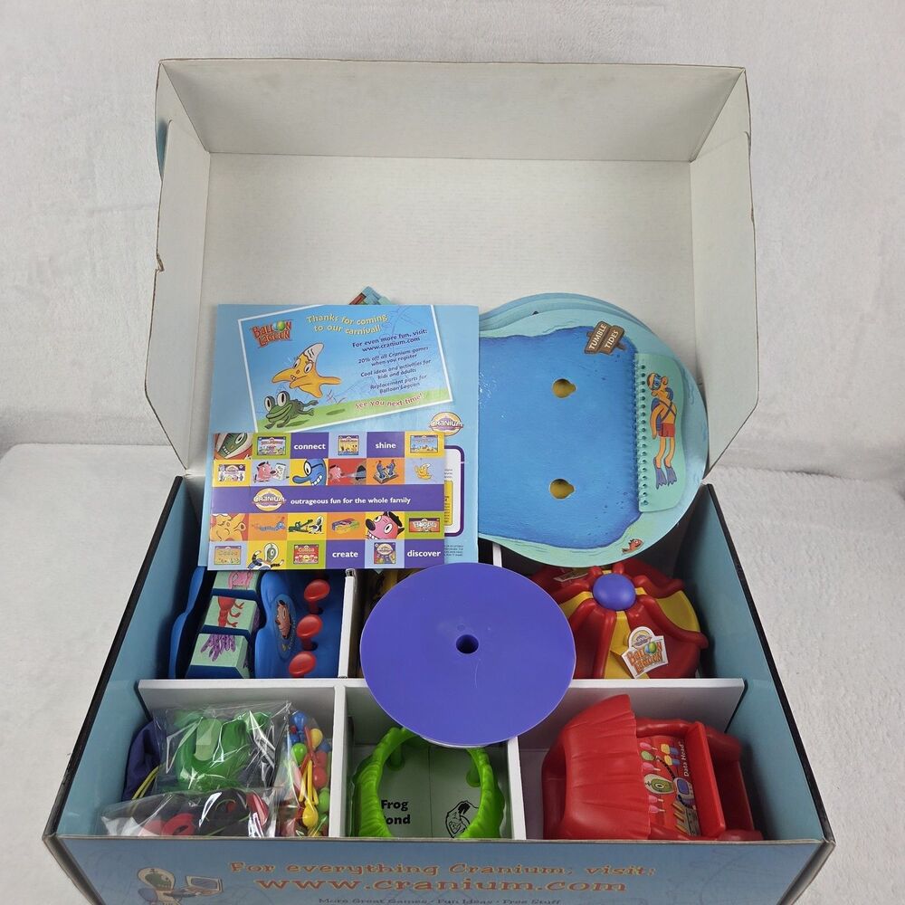 Cranium Balloon Lagoon Kids Board Game Complete Tested Carnival Style 2004 - Picture 2 of 16